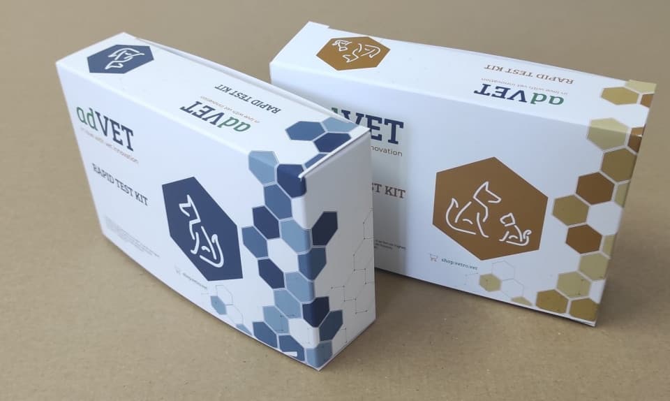 Cutii pliabile personalizate pentru produse adVET