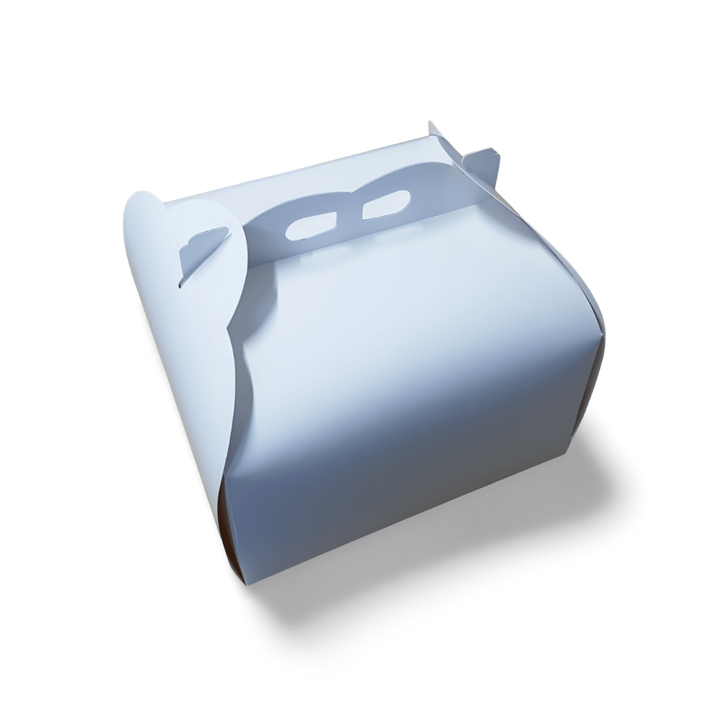 Cutie carton alb tort 26x26x14 cm