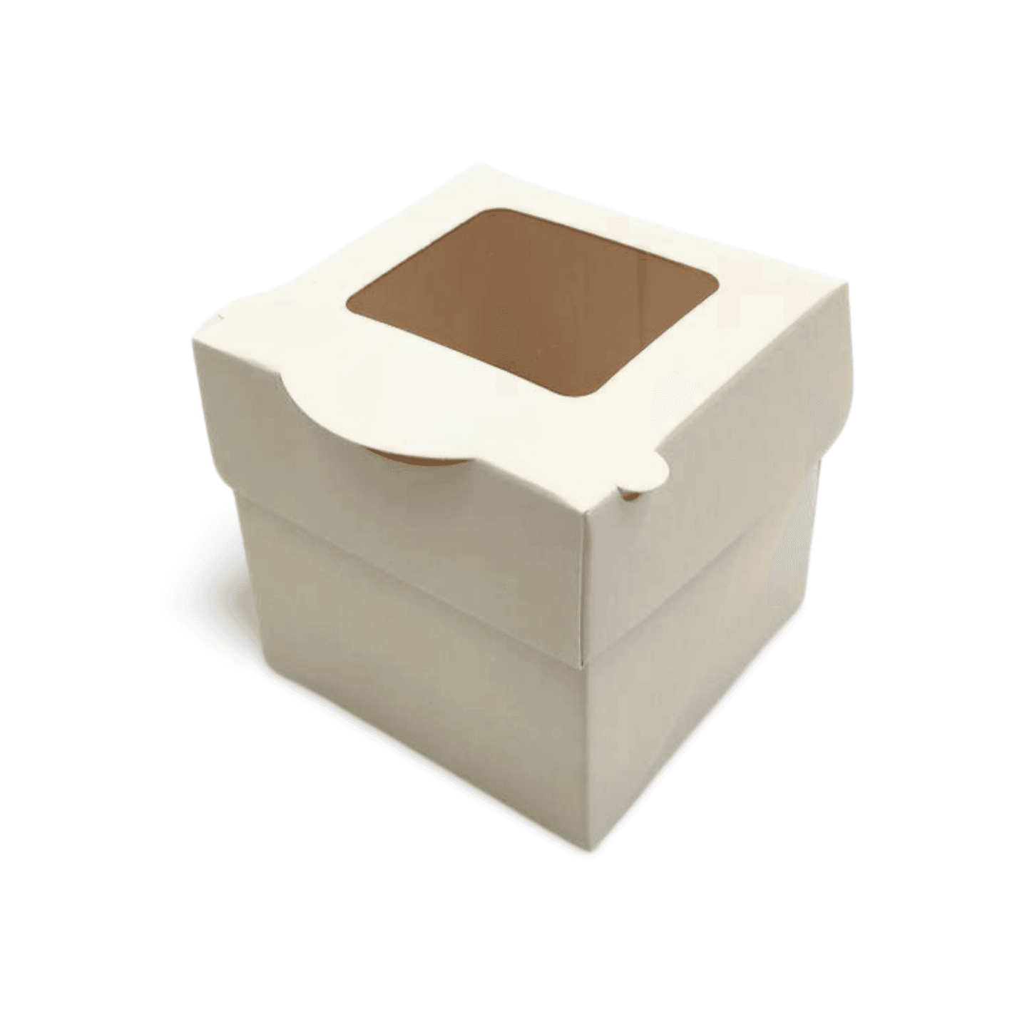 Cutie carton alb briosa cu display 11x11x10 cm