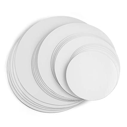 Disc carton alb 15 cm