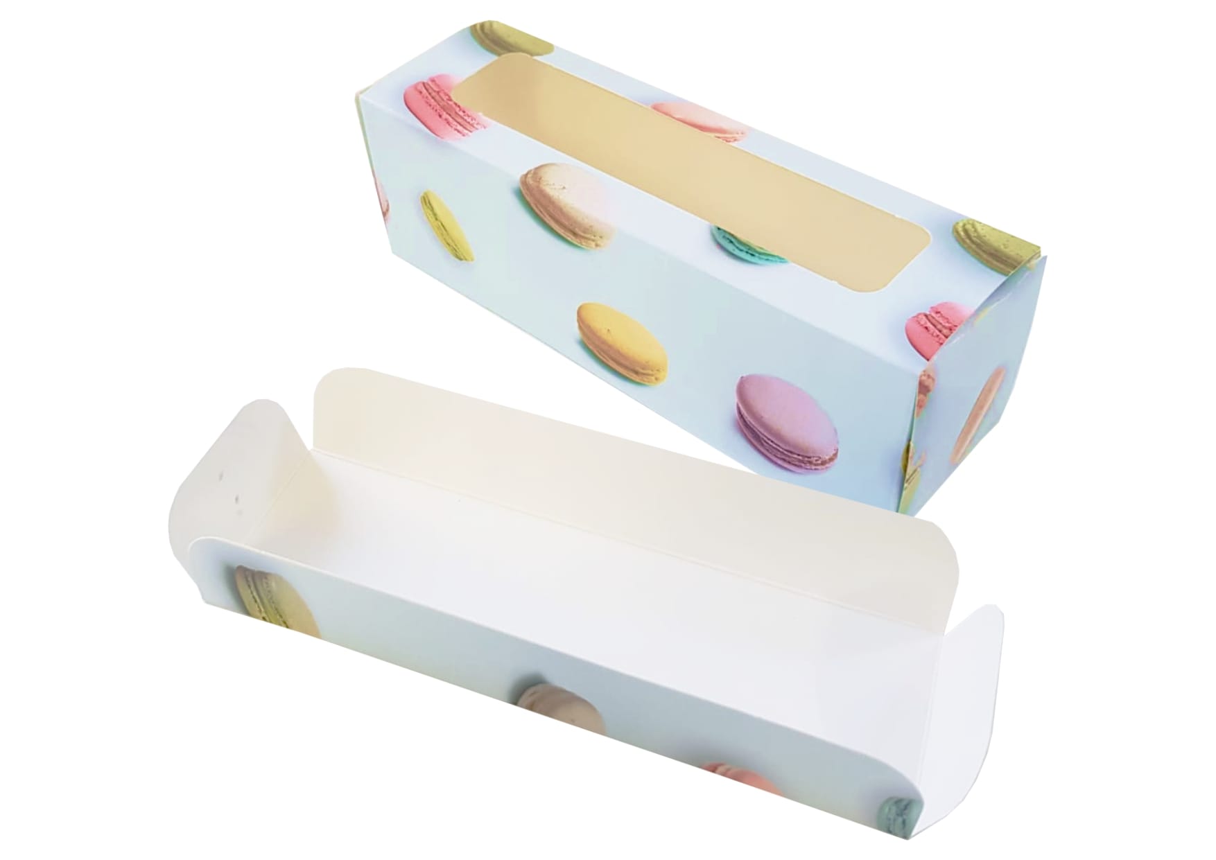 Cutie carton imprimat macarons 18x5x5 cm