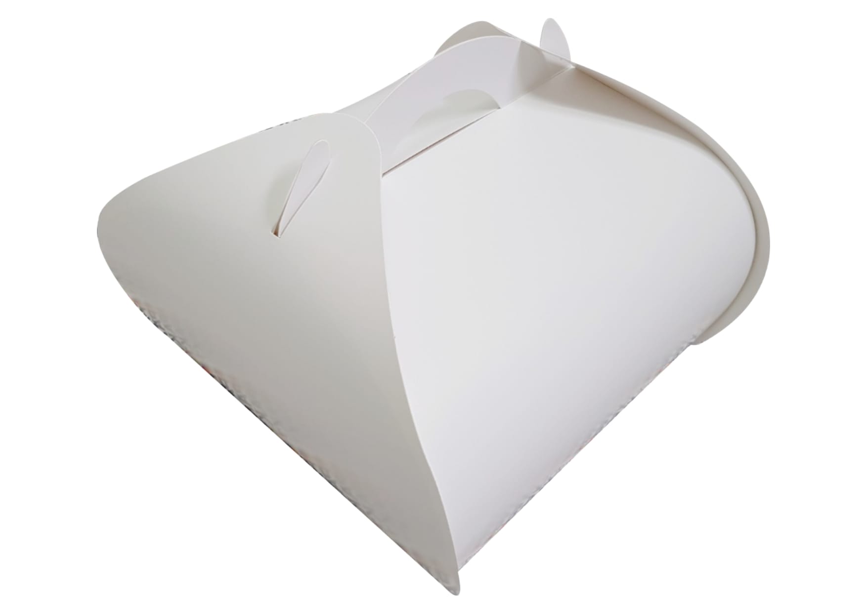Cutie carton alb tort 20x20x12 cm